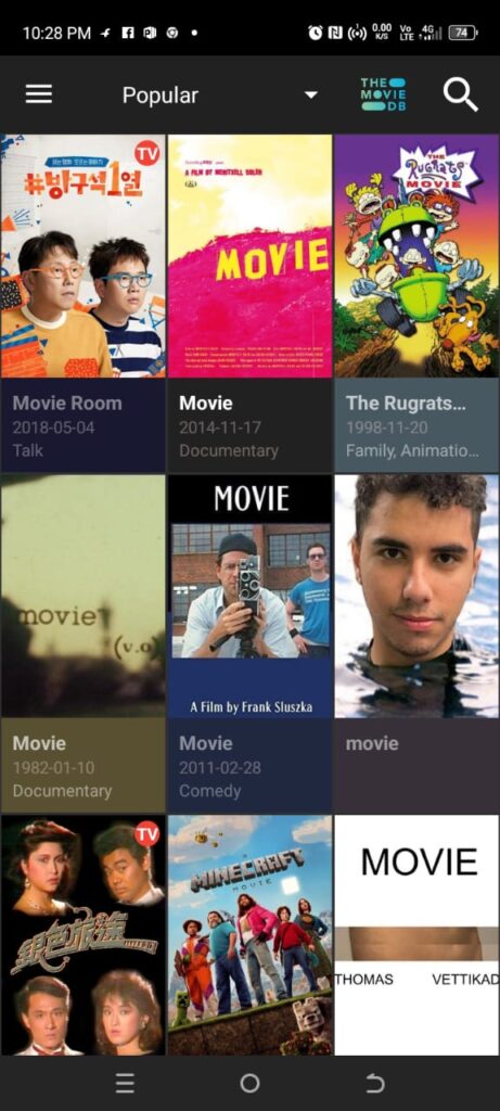 Cinema HD APP Screenshot